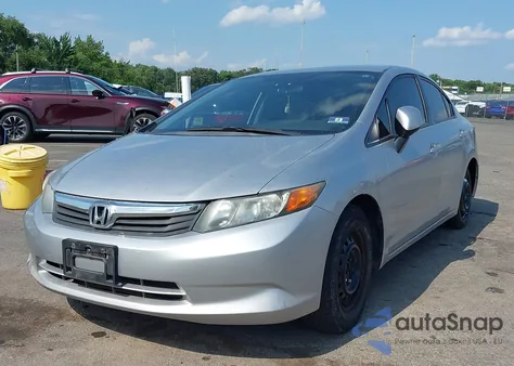2012 Honda Civic Lx z USA, uszkodzony, nr VIN 2HGFB2F53CH590926